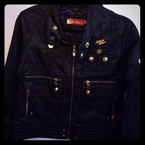 Black & Gold Apple Bottoms Jacket